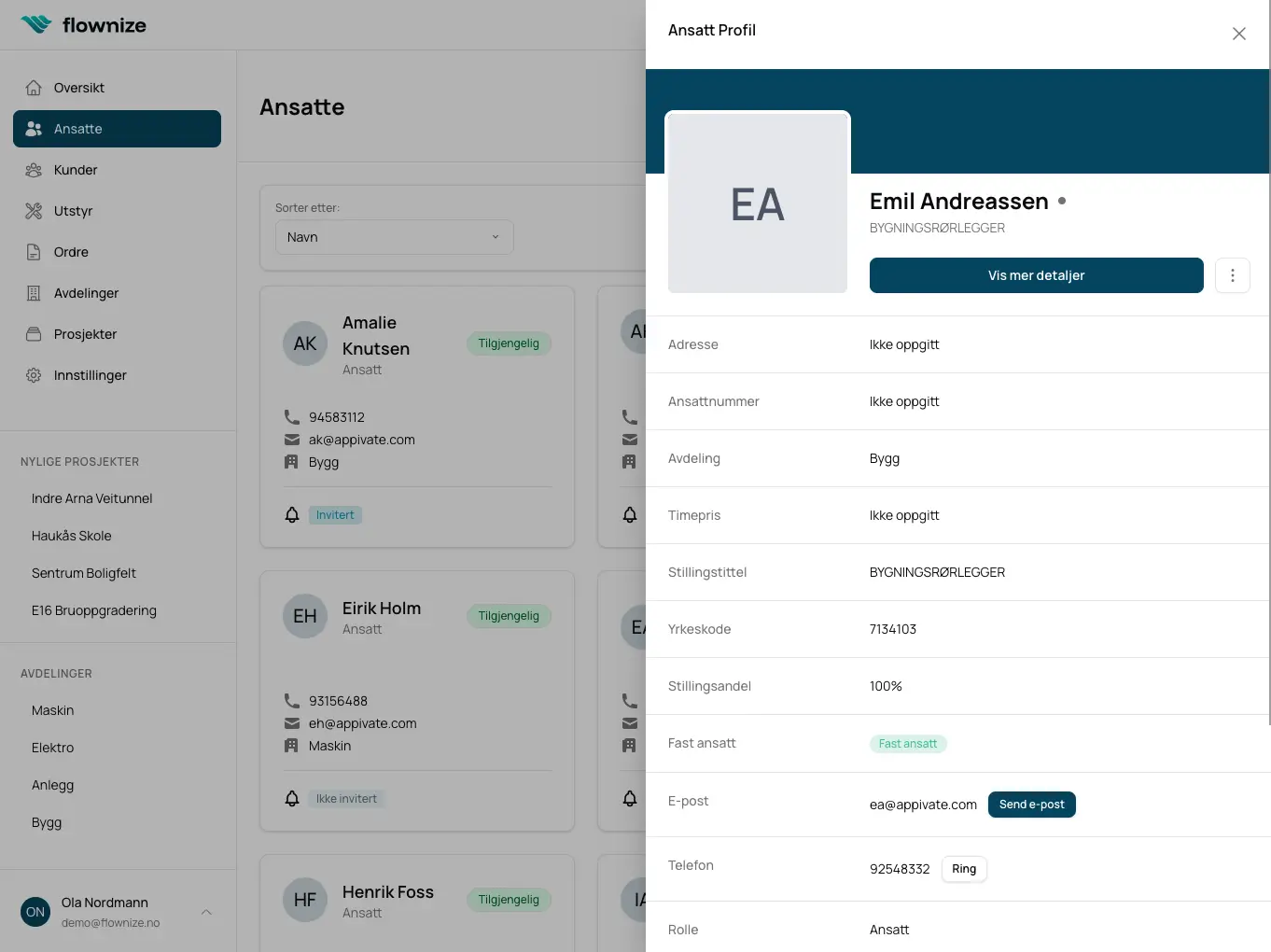 Task assignment dashboard
